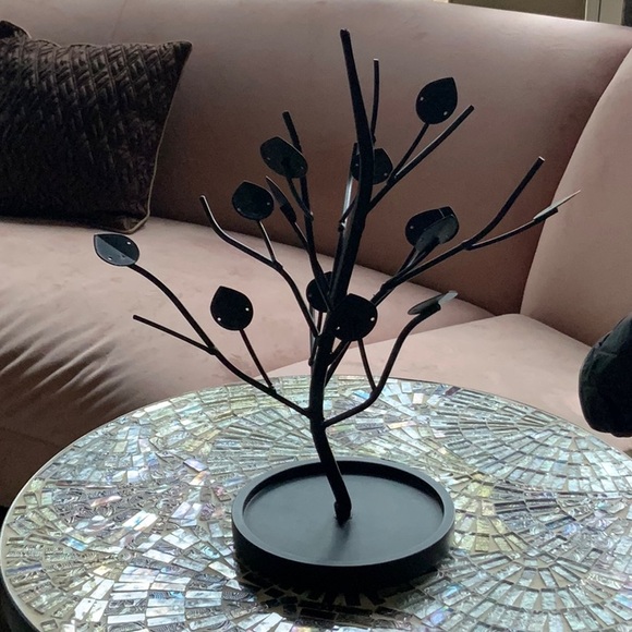 Brown metal Earring tree holder - Picture 1 of 8